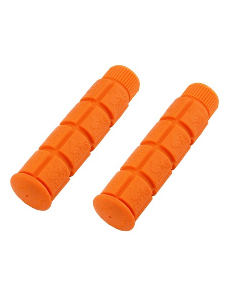 BLock Grips 7/8 long 120mm Orange.